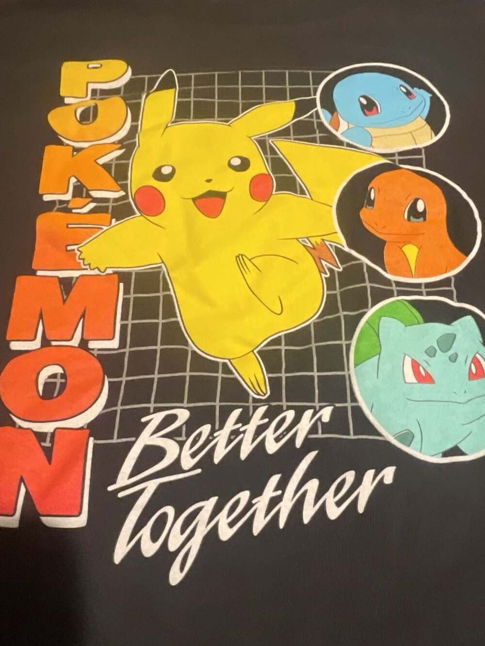 Pokemon Graphic T-Shirt Size XL Better Together Starters